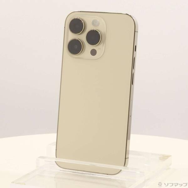 〔中古〕Apple(アップル) iPhone14 Pro 128GB ゴールド MQ073J／A SIMフリー〔305-ud〕 | 