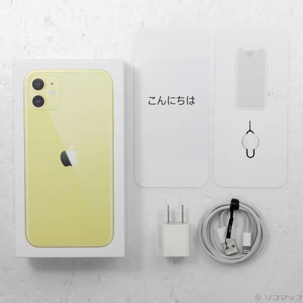 〔中古〕Apple(アップル) iPhone11 128GB イエロー MWM42J／A SIMフリー〔352-ud〕 |  | 04