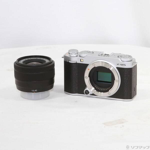 〔中古〕FUJIFILM(フジフイルム) FUJIFILM X-M5 XC15-45mmレンズキット シルバー〔344-ud〕 | 