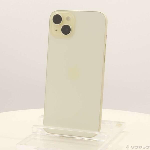 〔中古〕Apple(アップル) iPhone15 Plus 256GB イエロー MU0J3J／A SIMフリー〔262-ud〕 | 