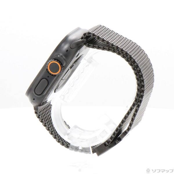 〔中古〕Apple(アップル) Apple Watch Ultra 2 GPS + Cellular 49mm ブラックチタニウムケース ブラックチタニウムミラネーゼループ〔297-ud〕 |  | 01