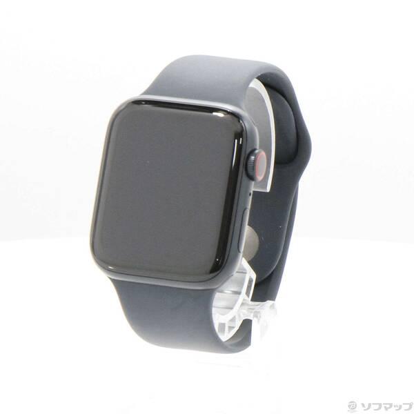 〔中古〕Apple(アップル) Apple Watch SE 第2世代 GPS + Cellular 44mm ミッドナイトアルミニウムケース ミッドナイトスポーツバンド〔276-ud〕 | 