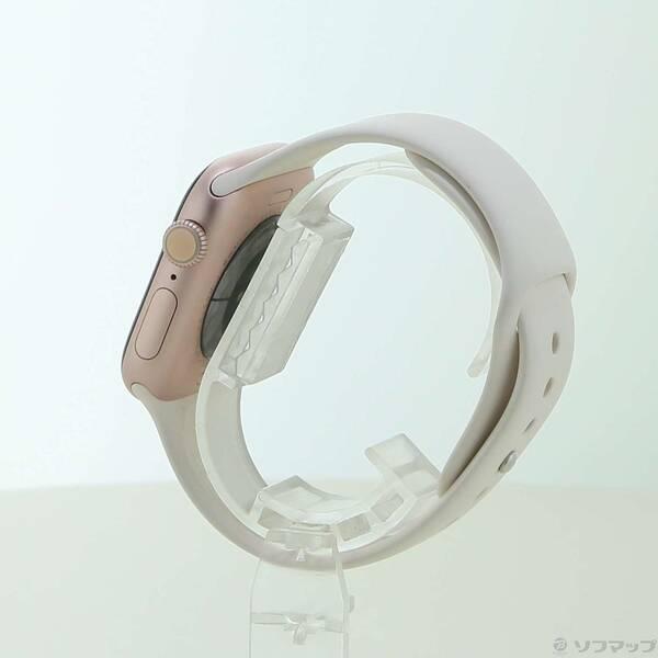 〔中古〕Apple(アップル) Apple Watch Series 10 GPS 42mm ローズゴールドアルミニウムケース ライトブラッシュスポーツバンド〔258-ud〕 |  | 01