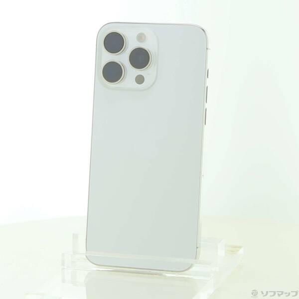 〔中古〕Apple(アップル) iPhone15 Pro Max 256GB ホワイトチタニウム MU6Q3J／A SIMフリー〔198-ud〕 | 