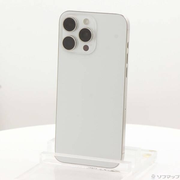 〔中古〕Apple(アップル) iPhone15 Pro Max 256GB ホワイトチタニウム MU6Q3J／A SIMフリー〔196-ud〕 | 