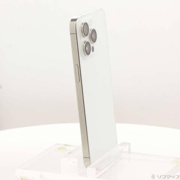 〔中古〕Apple(アップル) iPhone15 Pro Max 256GB ホワイトチタニウム MU6Q3J／A SIMフリー〔349-ud〕 |  | 03