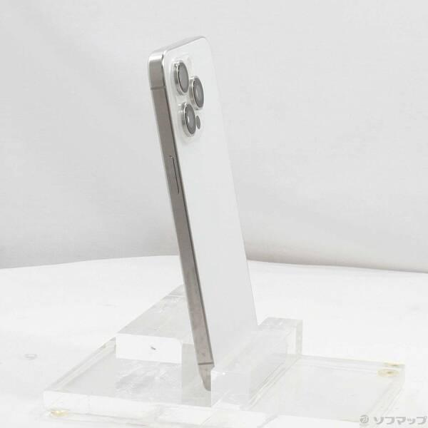 〔中古〕Apple(アップル) iPhone15 Pro Max 256GB ホワイトチタニウム MU6Q3J／A SIMフリー〔377-ud〕 |  | 03