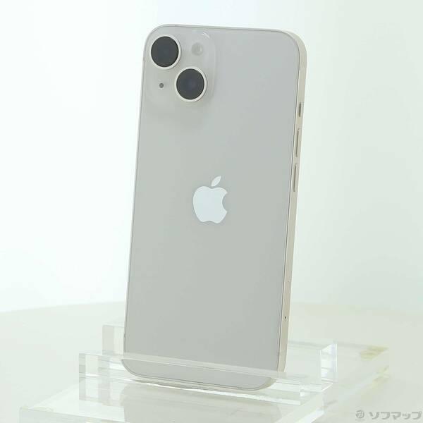 〔中古〕Apple(アップル) iPhone14 128GB スターライト MPUQ3J／A SIMフリー〔258-ud〕 | 