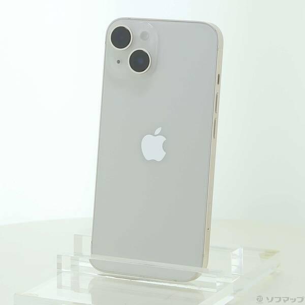 〔中古〕Apple(アップル) iPhone14 128GB スターライト MPUQ3J／A SIMフリー〔262-ud〕 | 