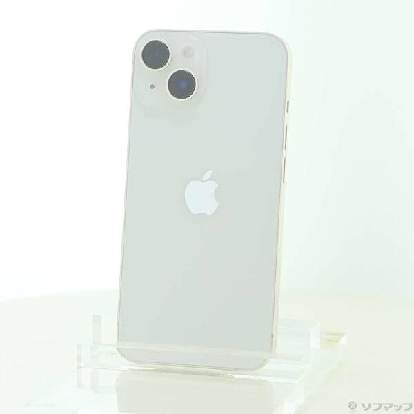 〔中古〕Apple(アップル) iPhone14 128GB スターライト MPUQ3J／A SIMフリー〔377-ud〕 | 