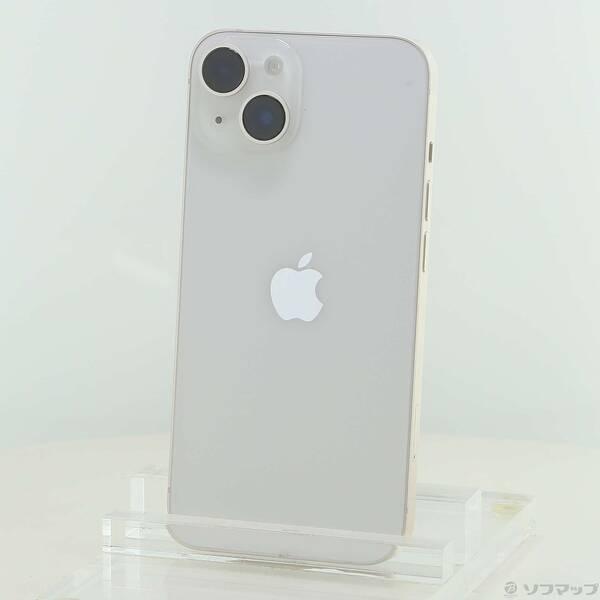 〔中古〕Apple(アップル) iPhone14 128GB スターライト MPUQ3J／A SIMフリー〔368-ud〕 | 