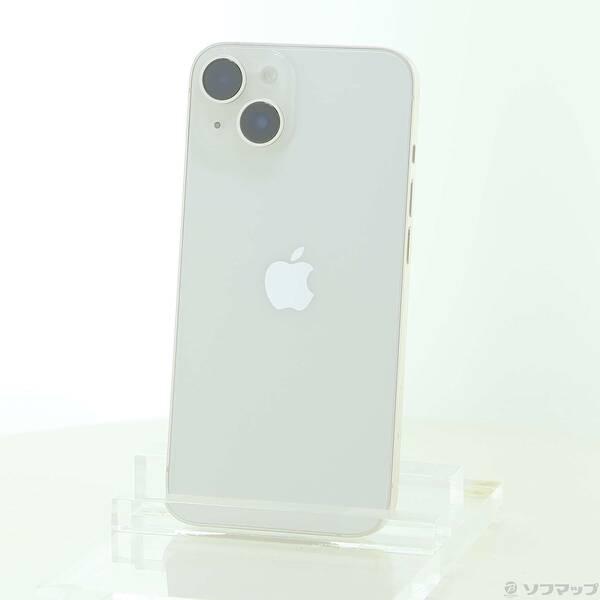〔中古〕Apple(アップル) iPhone14 128GB スターライト MPUQ3J／A SIMフリー〔262-ud〕 | 