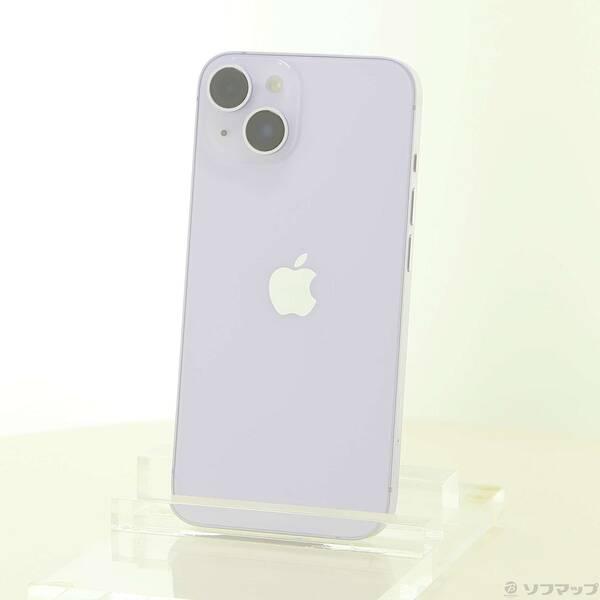 〔中古〕Apple(アップル) iPhone14 128GB パープル MPUY3J／A SIMフリー〔349-ud〕 | 