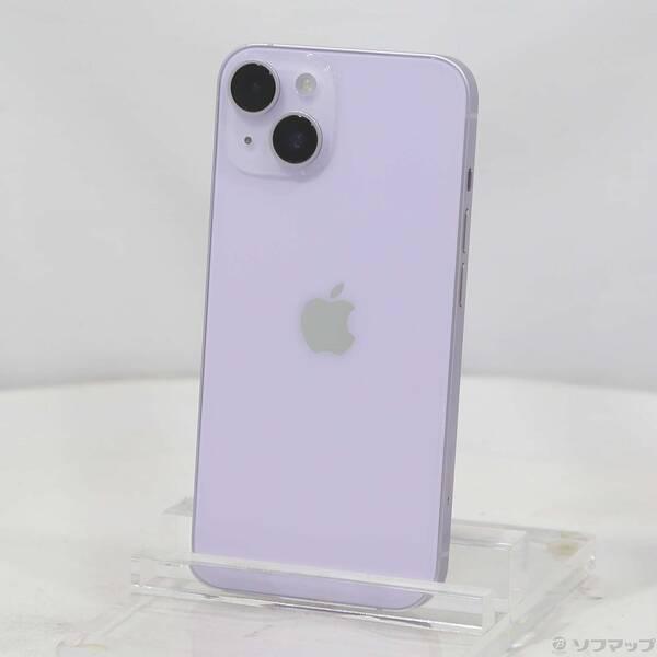 〔中古〕Apple(アップル) iPhone14 128GB パープル MPUY3J／A SIMフリー〔251-ud〕 | 