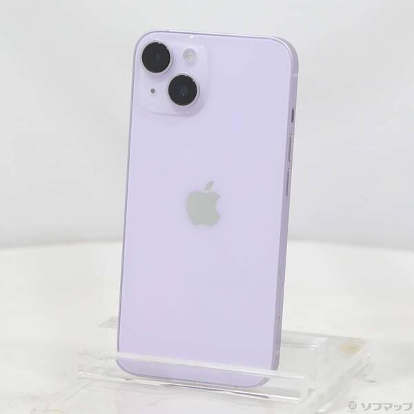 〔中古〕Apple(アップル) iPhone14 128GB パープル MPUY3J／A SIMフリー〔349-ud〕 | 