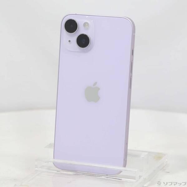 〔中古〕Apple(アップル) iPhone14 128GB パープル MPUY3J／A SIMフリー〔349-ud〕 | 