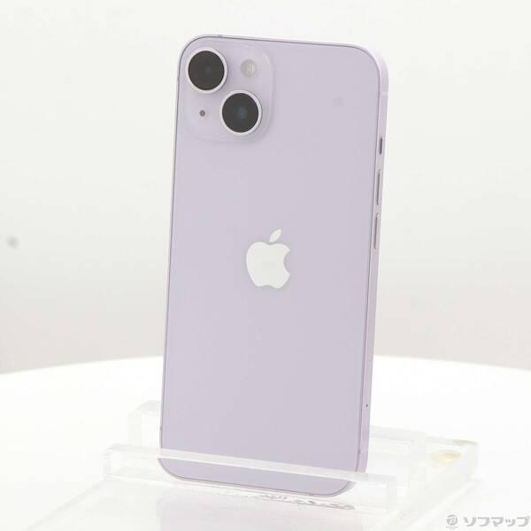 〔中古〕Apple(アップル) iPhone14 128GB パープル MPUY3J／A SIMフリー〔371-ud〕 | 