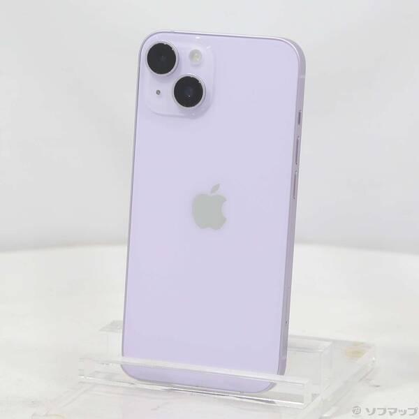 〔中古〕Apple(アップル) iPhone14 128GB パープル MPUY3J／A SIMフリー〔349-ud〕 | 