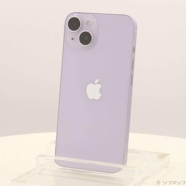〔中古〕Apple(アップル) iPhone14 128GB パープル MPUY3J／A SIMフリー〔262-ud〕 | 