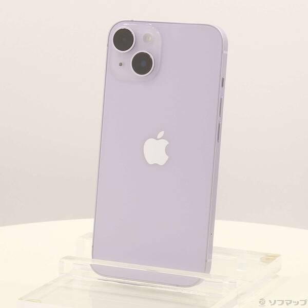 〔中古〕Apple(アップル) iPhone14 128GB パープル MPUY3J／A SIMフリー〔377-ud〕 | 