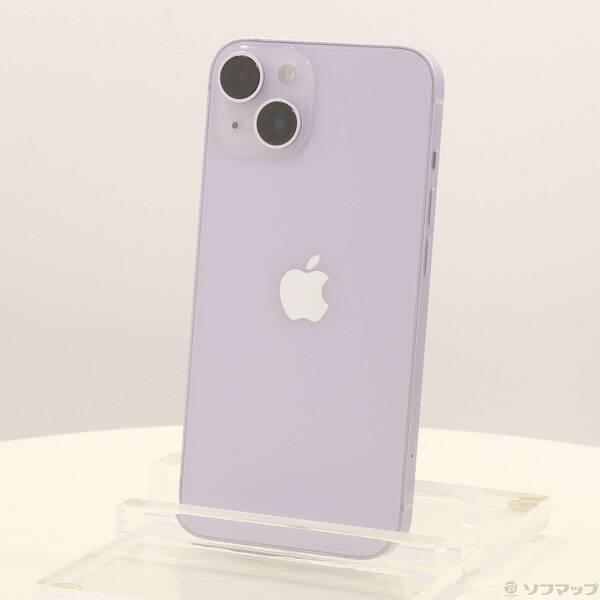 〔中古〕Apple(アップル) iPhone14 128GB パープル MPUY3J／A SIMフリー〔198-ud〕 | 