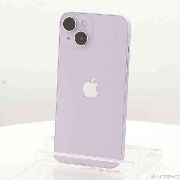 〔中古〕Apple(アップル) iPhone14 128GB パープル MPUY3J／A SIMフリー〔276-ud〕 | 