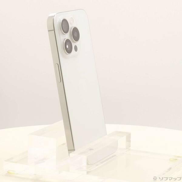〔中古〕Apple(アップル) iPhone15 Pro 128GB ホワイトチタニウム MTU83J／A SIMフリー〔295-ud〕 |  | 03