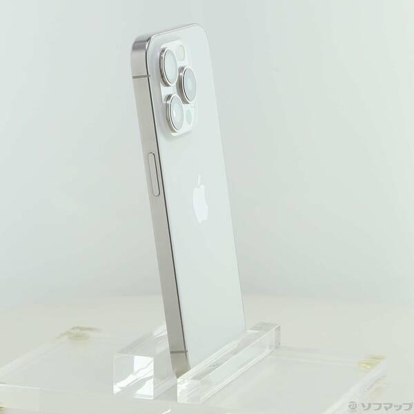 〔中古〕Apple(アップル) iPhone15 Pro 128GB ホワイトチタニウム MTU83J／A SIMフリー〔269-ud〕 |  | 03