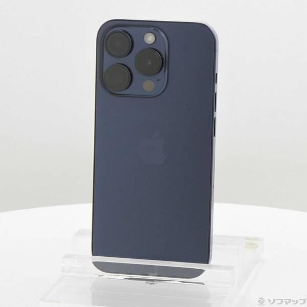 〔中古〕Apple(アップル) iPhone15 Pro 128GB ブルーチタニウム MTUA3J／A SIMフリー〔262-ud〕 | 
