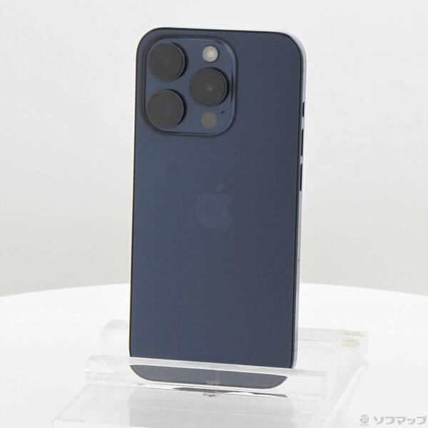 〔中古〕Apple(アップル) iPhone15 Pro 128GB ブルーチタニウム MTUA3J／A SIMフリー〔262-ud〕 | 