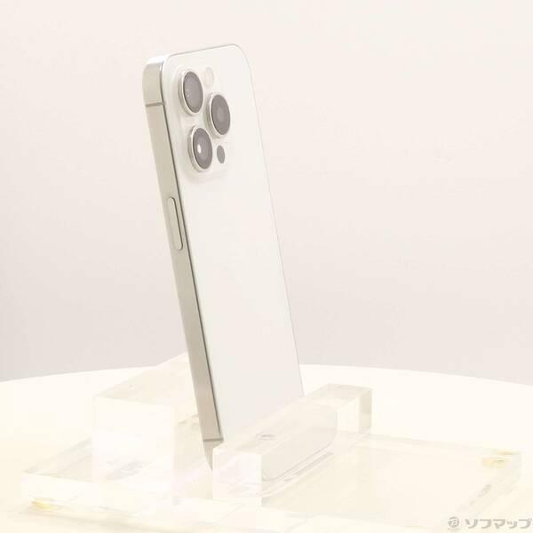 〔中古〕Apple(アップル) iPhone15 Pro 256GB ホワイトチタニウム MTUD3J／A SIMフリー〔344-ud〕 |  | 03