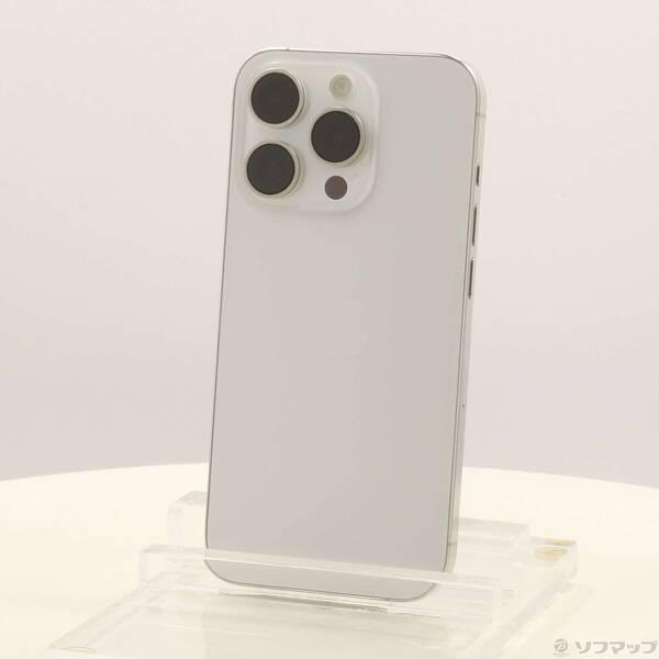 〔中古〕Apple(アップル) iPhone15 Pro 256GB ホワイトチタニウム MTUD3J／A SIMフリー〔377-ud〕 | 