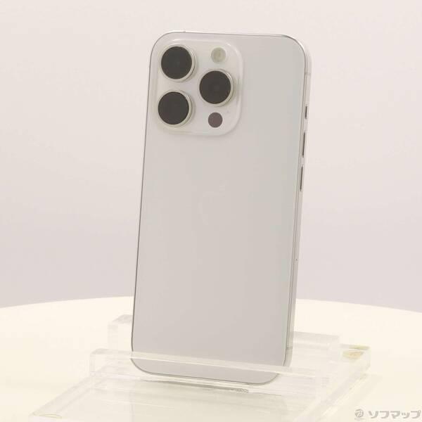 〔中古〕Apple(アップル) iPhone15 Pro 256GB ホワイトチタニウム MTUD3J／A SIMフリー〔377-ud〕 | 