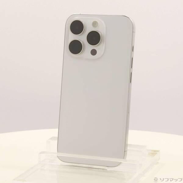 〔中古〕Apple(アップル) iPhone15 Pro 256GB ホワイトチタニウム MTUD3J／A SIMフリー〔377-ud〕 | 