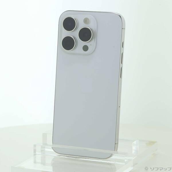 〔中古〕Apple(アップル) iPhone15 Pro 256GB ホワイトチタニウム MTUD3J／A SIMフリー〔262-ud〕 | 