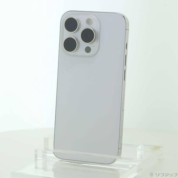 〔中古〕Apple(アップル) iPhone15 Pro 256GB ホワイトチタニウム MTUD3J／A SIMフリー〔377-ud〕 | 