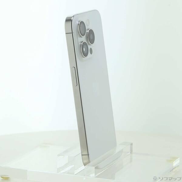 〔中古〕Apple(アップル) iPhone15 Pro 256GB ホワイトチタニウム MTUD3J／A SIMフリー〔258-ud〕 |  | 03