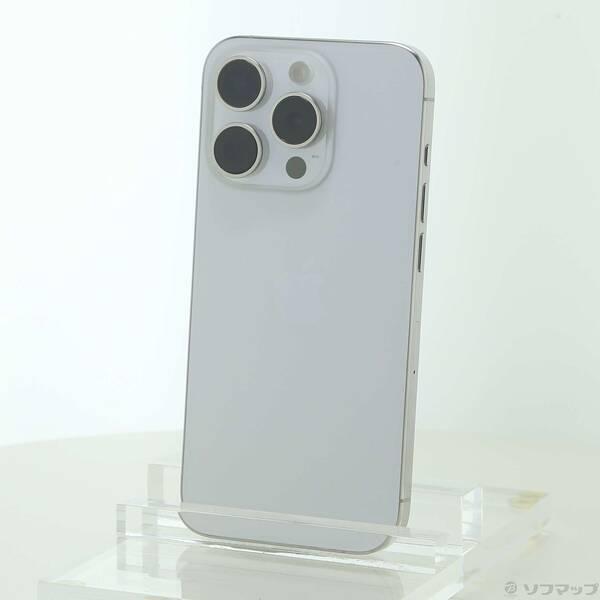 〔中古〕Apple(アップル) iPhone15 Pro 256GB ホワイトチタニウム MTUD3J／A SIMフリー〔198-ud〕 | 