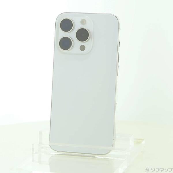 〔中古〕Apple(アップル) iPhone15 Pro 256GB ホワイトチタニウム MTUD3J／A SIMフリー〔305-ud〕 | 