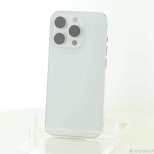 〔中古〕Apple(アップル) iPhone15 Pro 256GB ホワイトチタニウム MTUD3J／A SIMフリー〔196-ud〕 | 