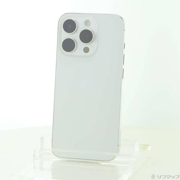 〔中古〕Apple(アップル) iPhone15 Pro 256GB ホワイトチタニウム MTUD3J／A SIMフリー〔352-ud〕 | 