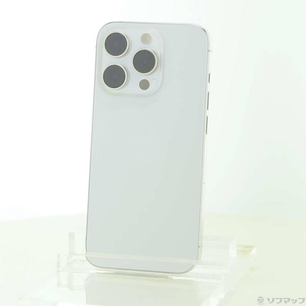 〔中古〕Apple(アップル) iPhone15 Pro 256GB ホワイトチタニウム MTUD3J／A SIMフリー〔276-ud〕 | 