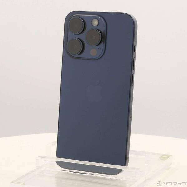 〔中古〕Apple(アップル) iPhone15 Pro 256GB ブルーチタニウム MTUG3J／A SIMフリー〔269-ud〕 | 