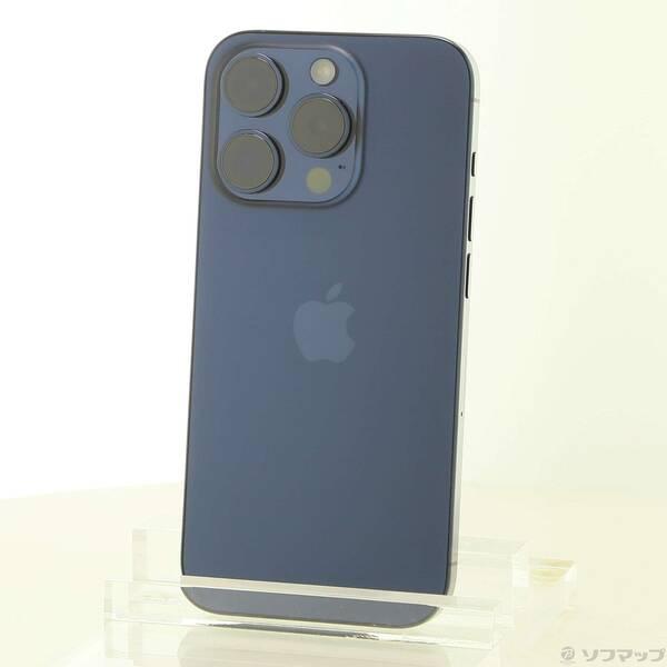 〔中古〕Apple(アップル) iPhone15 Pro 256GB ブルーチタニウム MTUG3J／A SIMフリー〔371-ud〕 | 