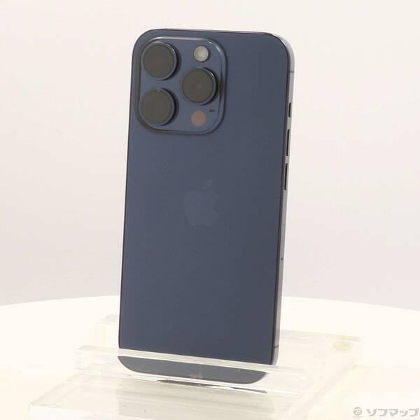 〔中古〕Apple(アップル) iPhone15 Pro 256GB ブルーチタニウム MTUG3J／A SIMフリー〔377-ud〕 | 