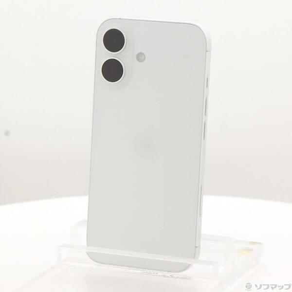 〔中古〕Apple(アップル) iPhone16 128GB ホワイト MYDR3J／A SIMフリー〔368-ud〕 | 