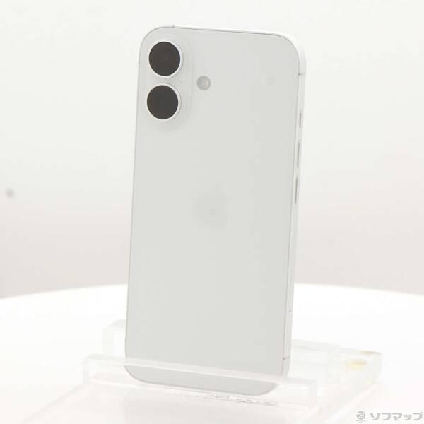 〔中古〕Apple(アップル) iPhone16 128GB ホワイト MYDR3J／A SIMフリー〔196-ud〕 | 