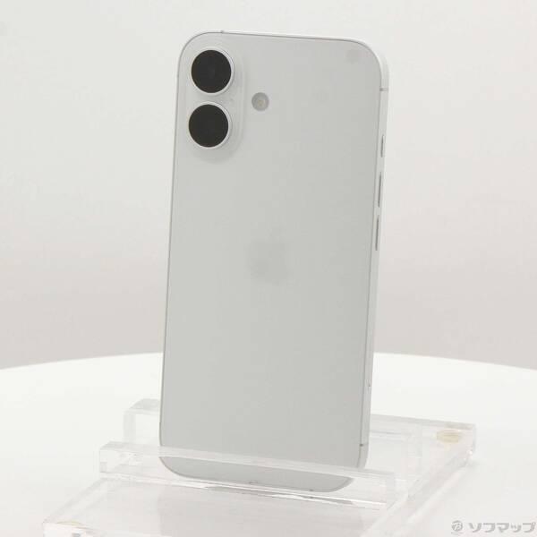 〔中古〕Apple(アップル) iPhone16 128GB ホワイト MYDR3J／A SIMフリー〔305-ud〕 | 