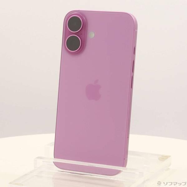 〔中古〕Apple(アップル) iPhone16 128GB ピンク MYDT3J／A SIMフリー〔196-ud〕 | 