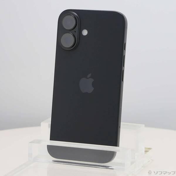 〔中古〕Apple(アップル) iPhone16 256GB ブラック MYDW3J／A SIMフリー〔377-ud〕 | 